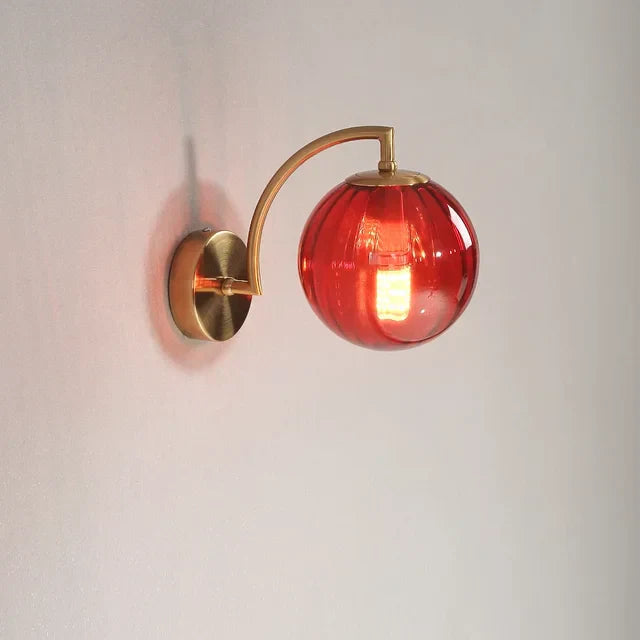 Luxurious CrystalGlow Modern Glass Wall Lamp