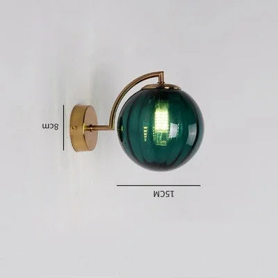 Luxurious CrystalGlow Modern Glass Wall Lamp