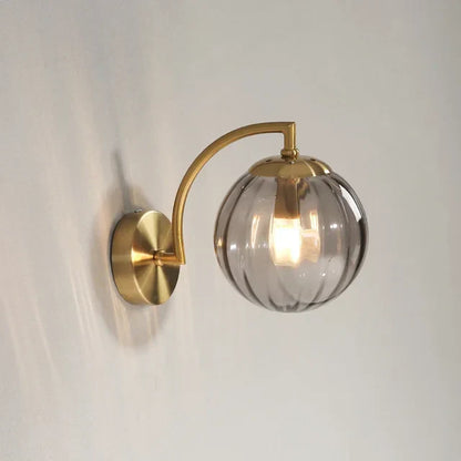 Luxurious CrystalGlow Modern Glass Wall Lamp