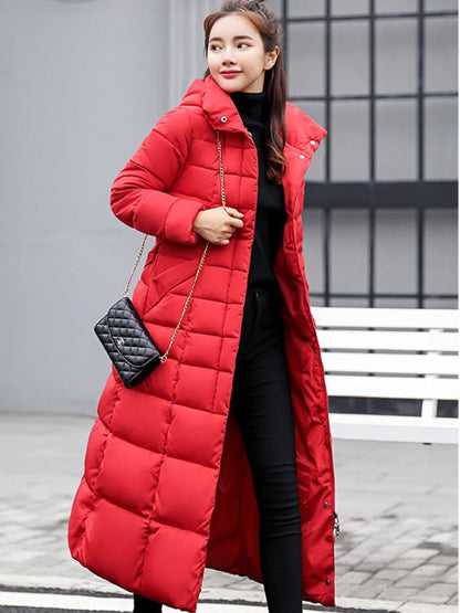 Jolie | Contemporary Long Puffer Coat for Women - Perfect for Winter