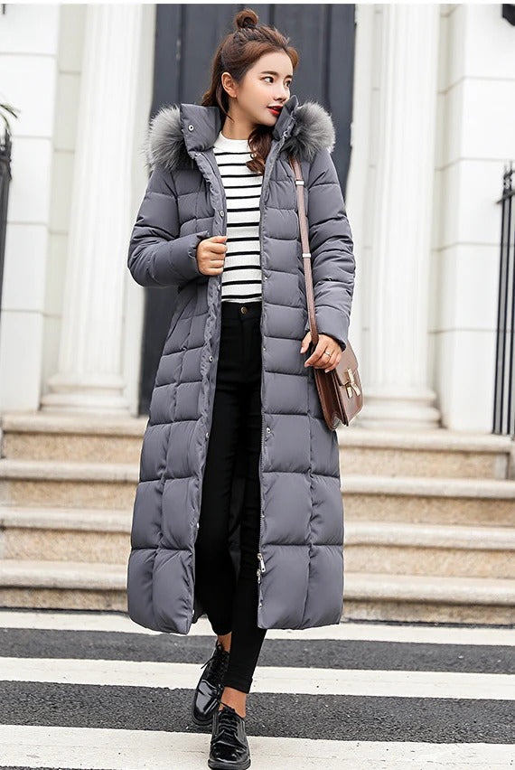 Jolie | Contemporary Long Puffer Coat for Women - Perfect for Winter