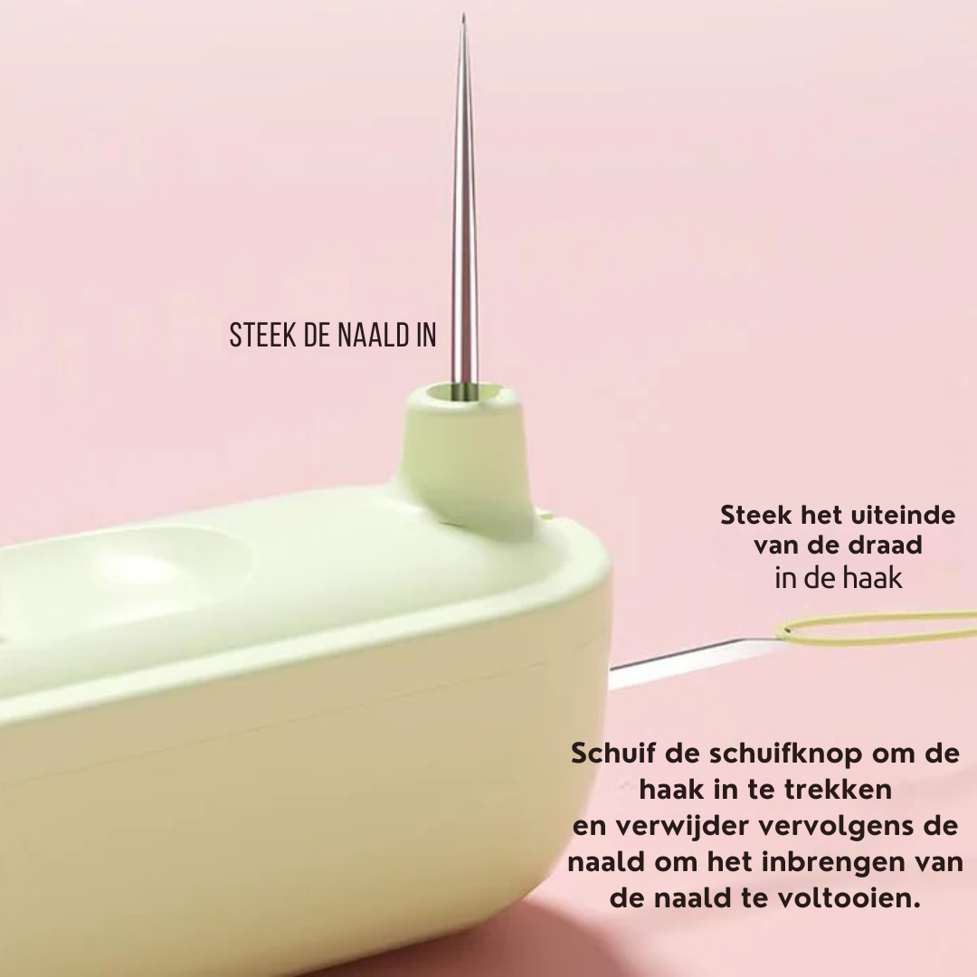 Compact 2-in-1 Needle Threader & Seam Ripper - Buy One, Get One Free!