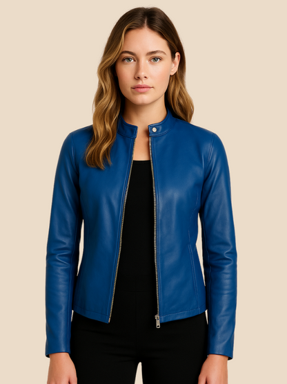 Brooke | Women's Vegan Leather Motorcycle Jacket