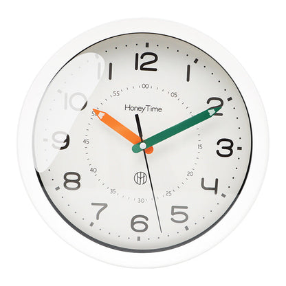 Vibrant Silent Wall Clock - Ideal for Kids' Rooms