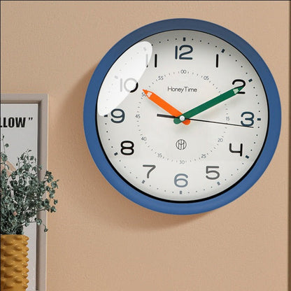 Vibrant Silent Wall Clock - Ideal for Kids' Rooms