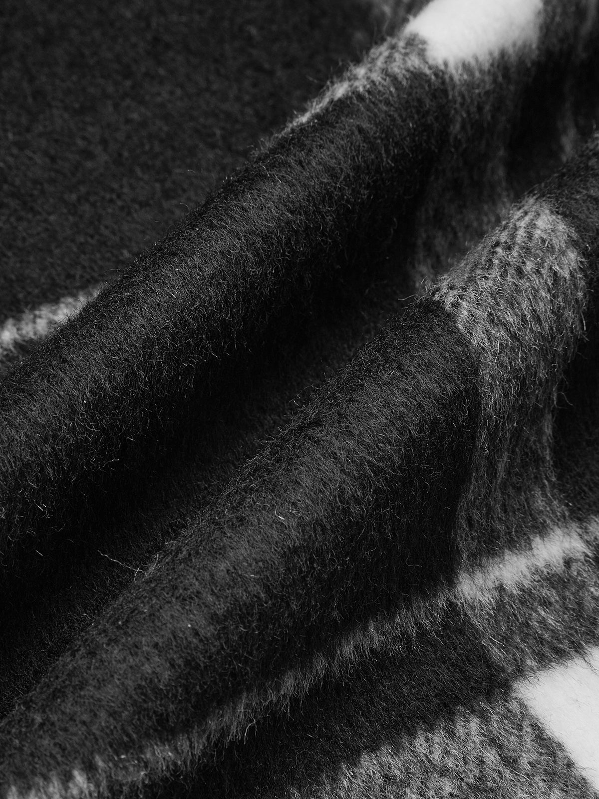 Mazie | Plaid Wool Blend Trench Coat with Belt