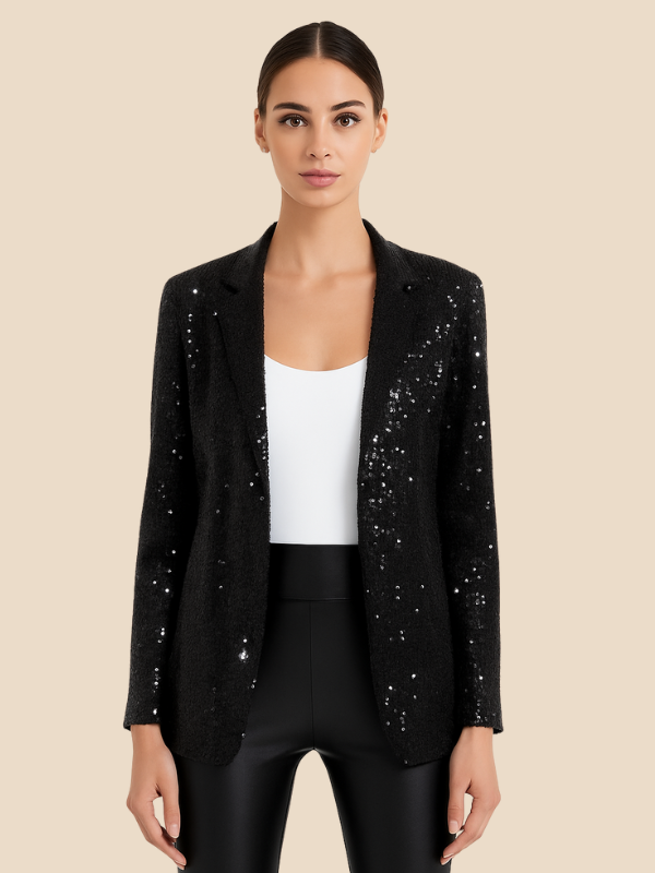 Cenny | Chic Sequin Blazer for Women