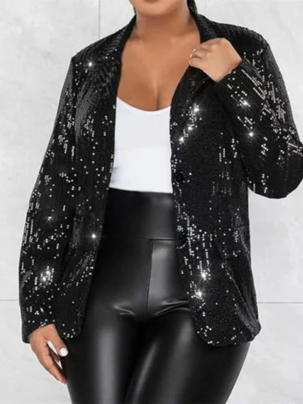 Cenny | Chic Sequin Blazer for Women