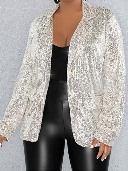 Cenny | Chic Sequin Blazer for Women