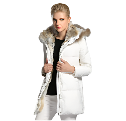 Elodie | Women's Quilted Puffer Hoodie Jacket for Daily Comfort and Warmth