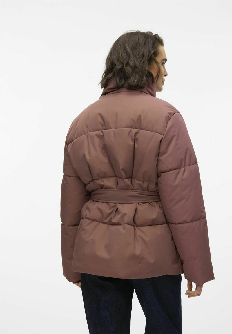 Quilted Jacket with Belt