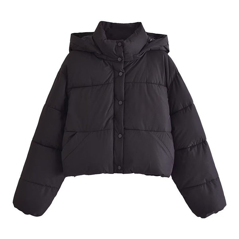 Ruby | Women's Cropped Hooded Puffer Jacket for Winter