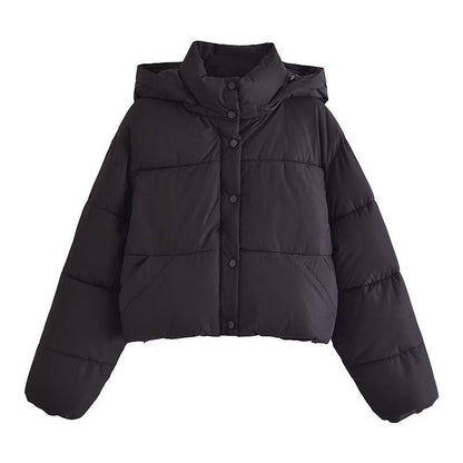 Ruby | Women's Cropped Hooded Puffer Jacket for Winter