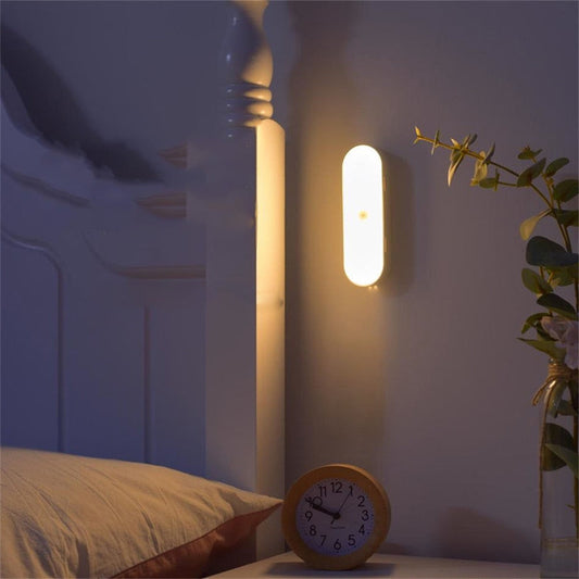 BrightSense Motion Sensor Wall Lamp - USB Rechargeable