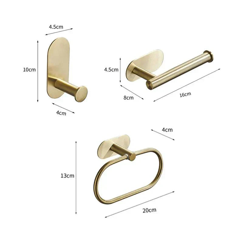OpulenceGold | Luxurious Gold Bathroom Accessories Collection, Elegant Essentials for Your Bathroom