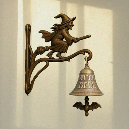 Enchanting Witch's Skull Doorbell for Home and Garden Decor