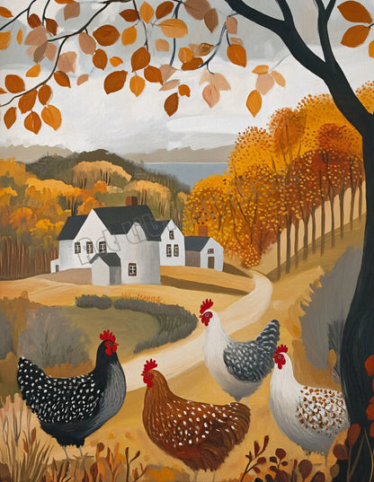 Halloween Wall Art Set featuring Pumpkins, Ghosts, and Cats — Autumn Home Decor