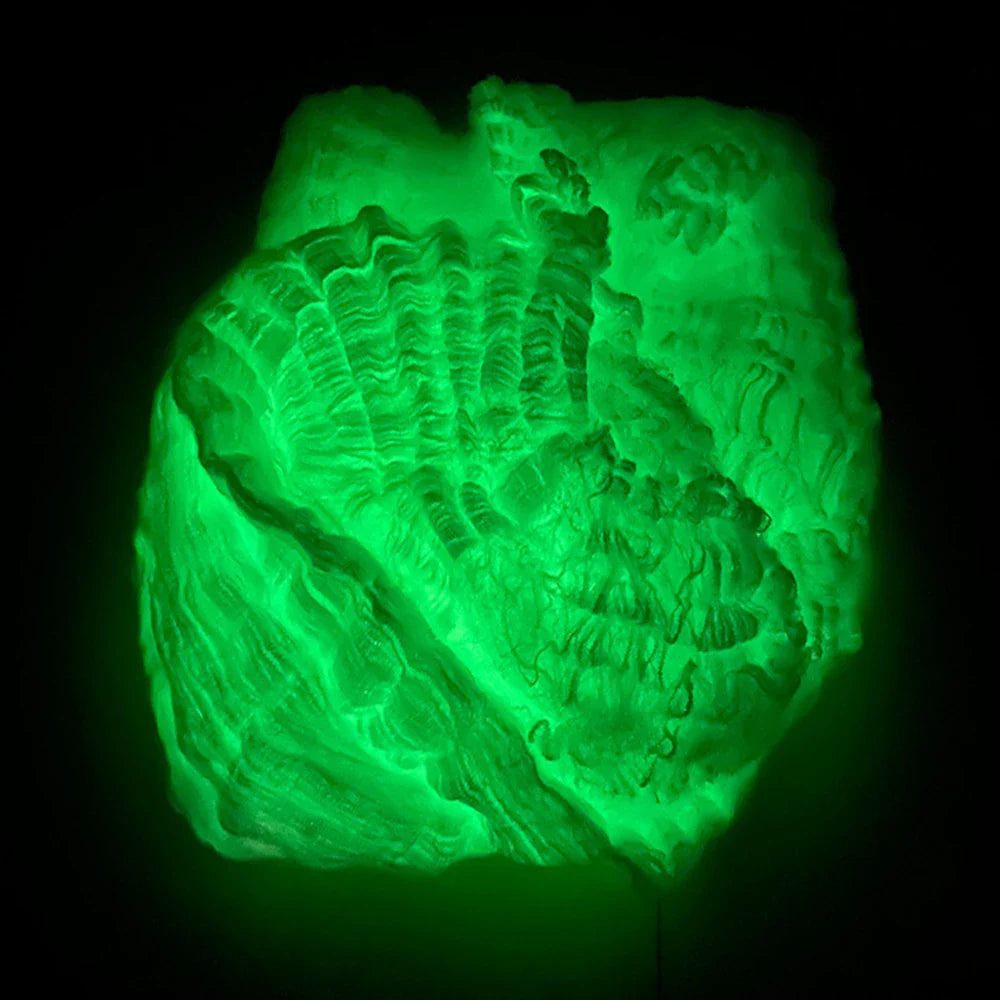 Glow-in-the-Dark Spider Webs for Outdoor Decor