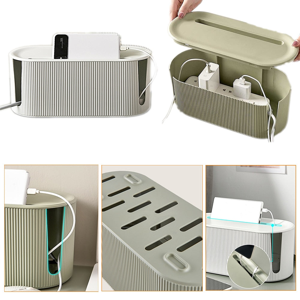 Chic Cable and Adapter Organizer – Merging Style with Practicality