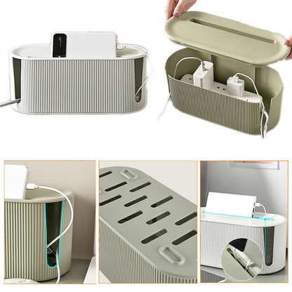 Chic Cable and Adapter Organizer – Merging Style with Practicality