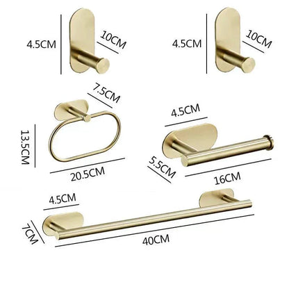 OpulenceGold | Luxurious Gold Bathroom Accessories Collection, Elegant Essentials for Your Bathroom