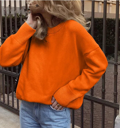 Cozy Women's Crew Neck Sweater