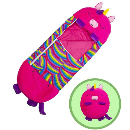 Kids' Animal-Themed Sleeping Bag – Snoozi, Compact and Convenient