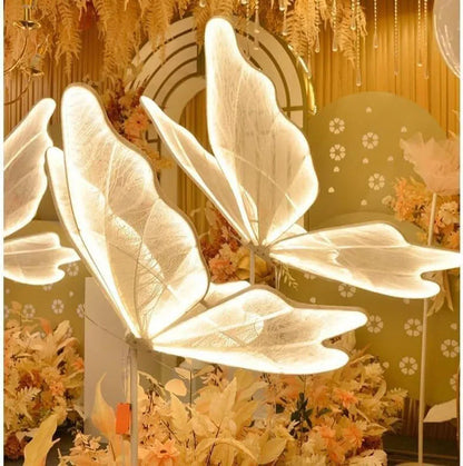 Elegant Ceiling Lamp Featuring Hanging Butterfly Accents