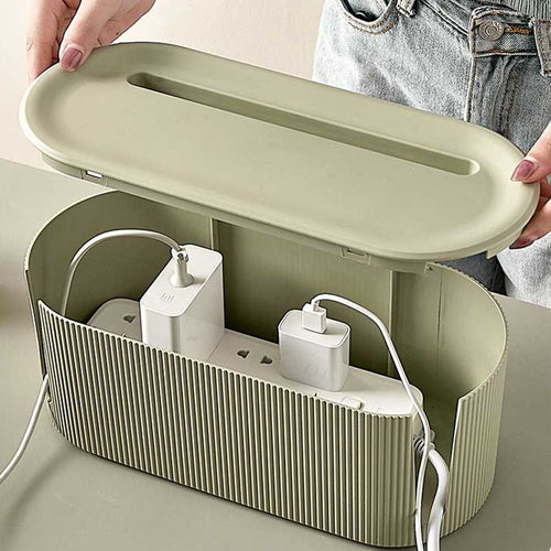 Chic Cable and Adapter Organizer – Merging Style with Practicality