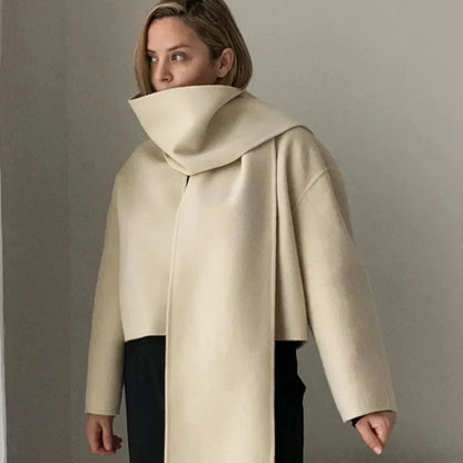 Elara Luxurious Oversized Wool Coat - Ultimate Comfort
