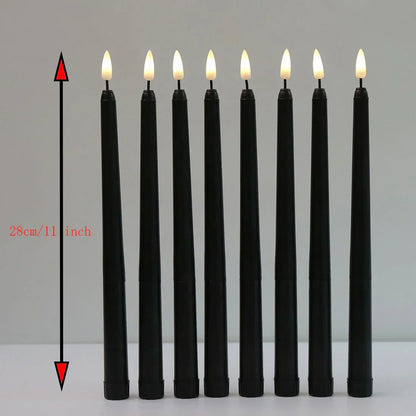 Flame-Effect LED Candles for Spooky Halloween Decor