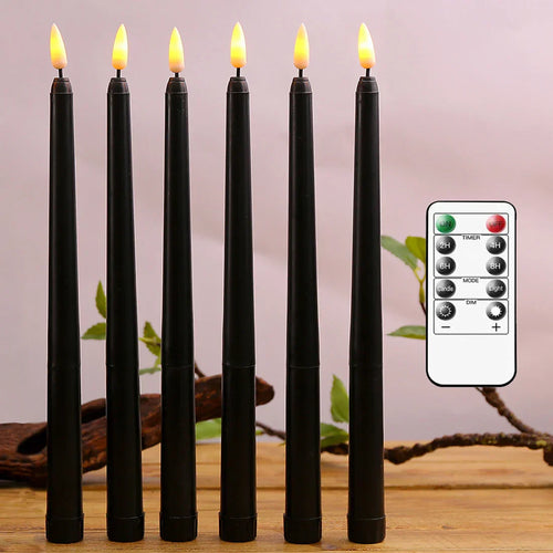 Flame-Effect LED Candles for Spooky Halloween Decor