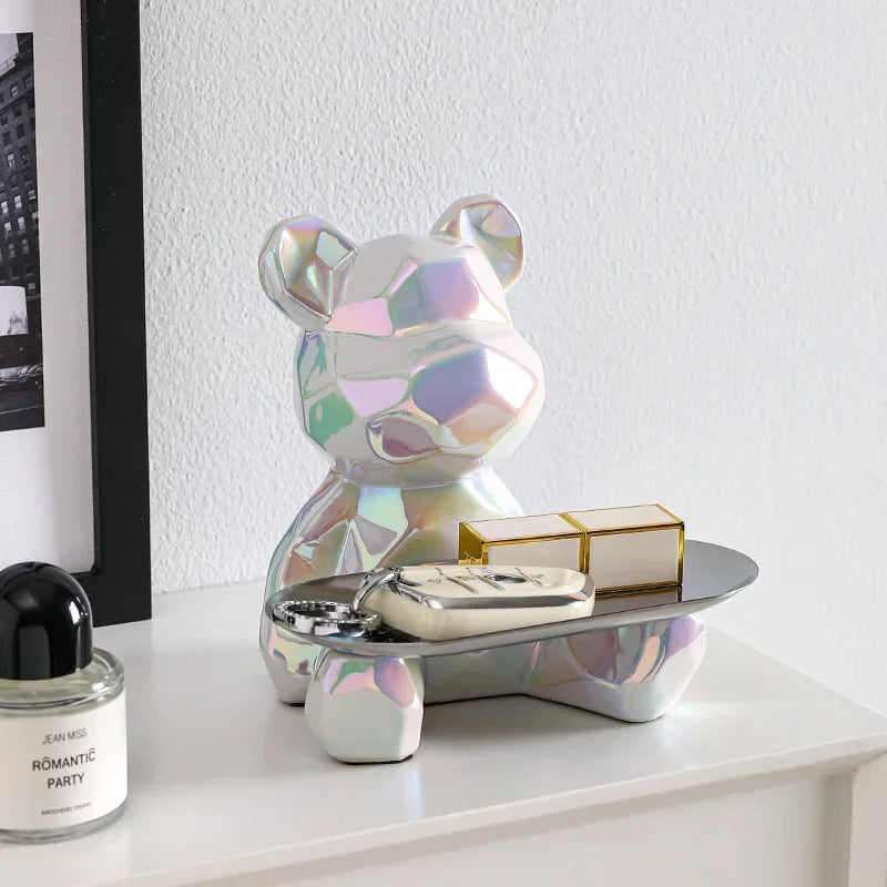 Geometric Bear - Stylish Storage and Organization Solution