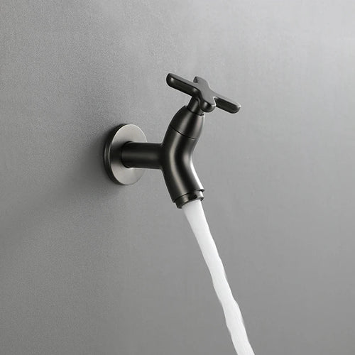 EvoSpout | Classic Brass Wall-Mounted Cold Water Tap for Kitchen and Bathroom
