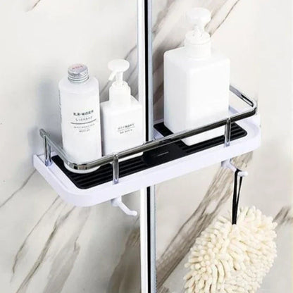 GripShelf | Wall-Mounted Shower Organizer - No-Drill Bathroom Storage Rack with Strong Adhesive