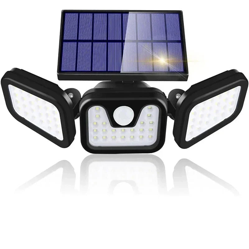 EcoBright Solar-Powered Wall Light