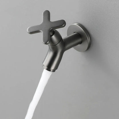 EvoSpout | Classic Brass Wall-Mounted Cold Water Tap for Kitchen and Bathroom