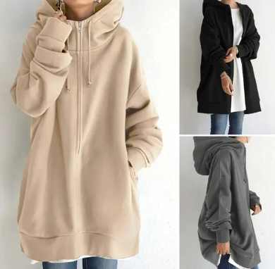 Women's Winter Zip-Up Hoodie