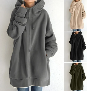 Women's Winter Zip-Up Hoodie