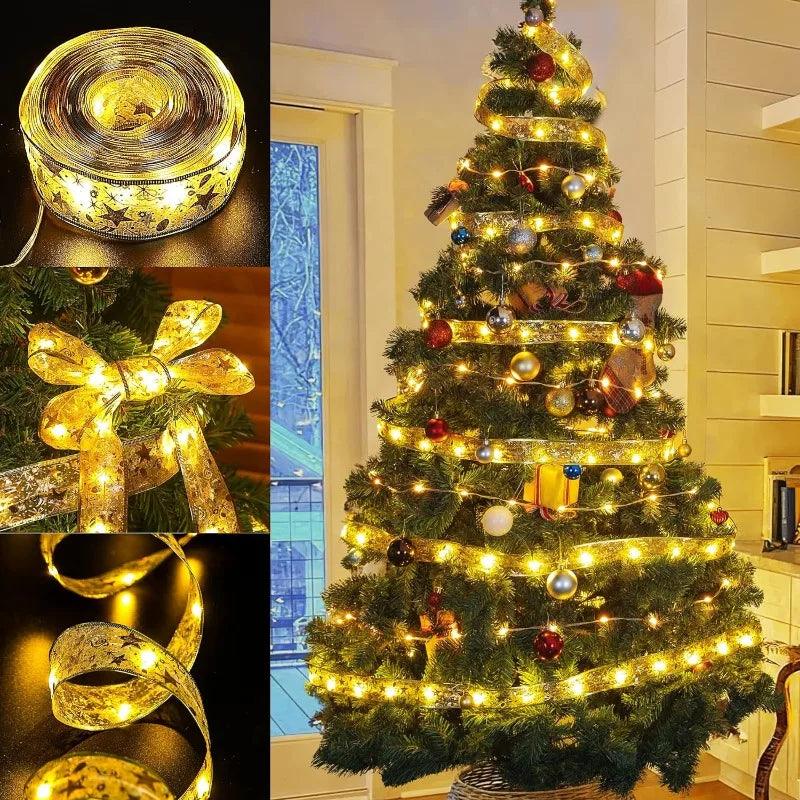 Elegant LED Ribbon Light for Festive Christmas Decor
