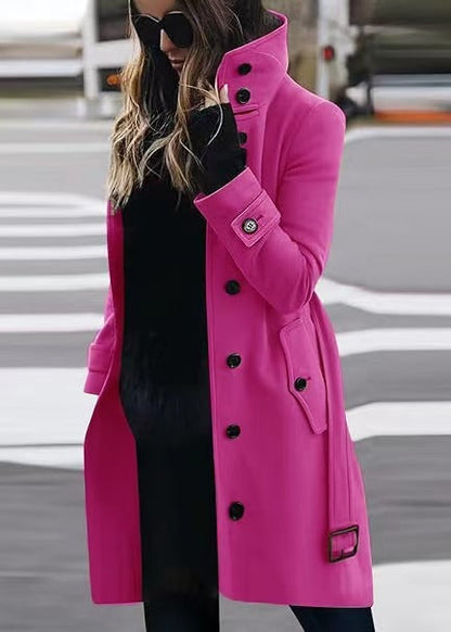 Thalia | Women's Long Button-Up Coat