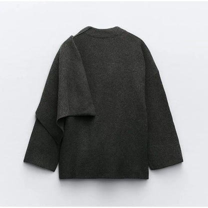 Elara Luxurious Oversized Wool Coat - Ultimate Comfort