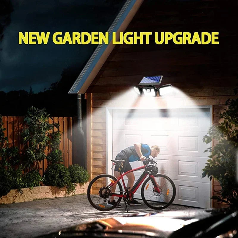 EcoBright Solar-Powered Wall Light