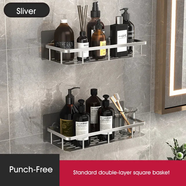 EasyRack | Drill-Free Bathroom Shelf - Stylish and Functional Organizer