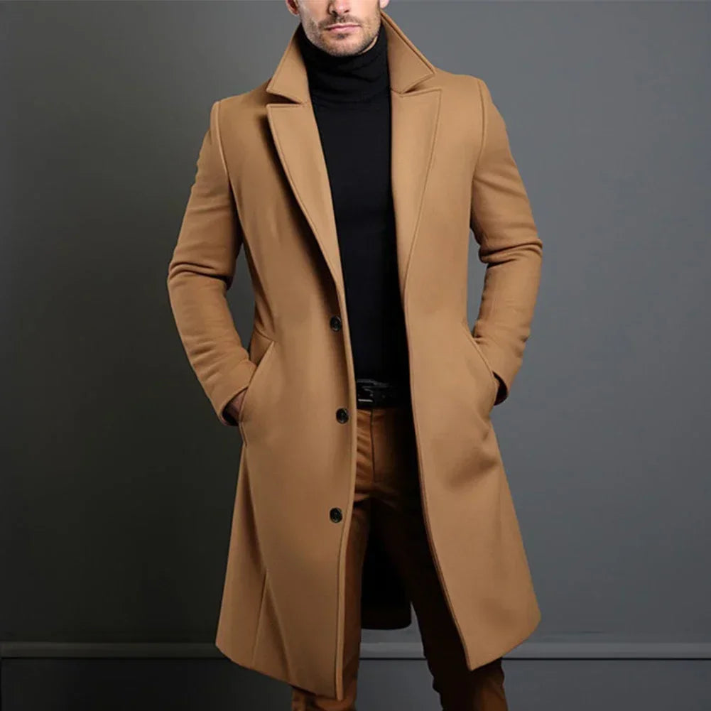 TOM - Men's Classic Tailored Overcoat
