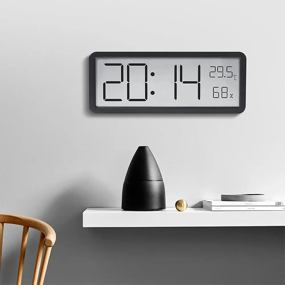Contemporary Digital Wall Clock for Interior Spaces