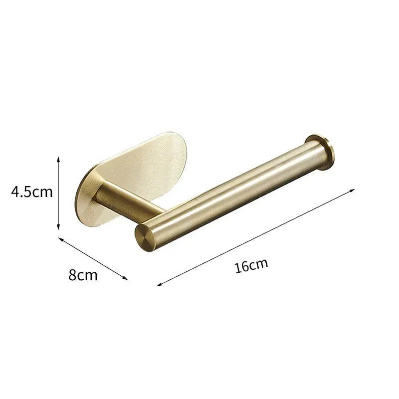 DazzleSet | Chic Gold Bathroom Accessory Set - No Drilling Required
