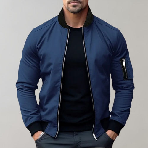 THOM - Versatile Lightweight Bomber Jacket for Men, Perfect for Any Season