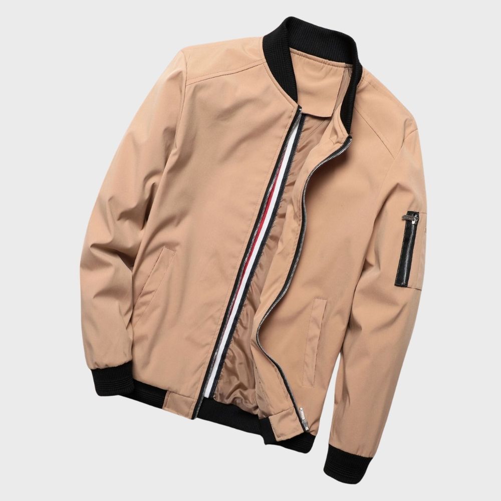 THOM - Versatile Lightweight Bomber Jacket for Men, Perfect for Any Season