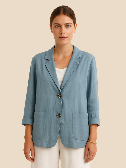 Stella | Women's Lightweight Linen Jacket